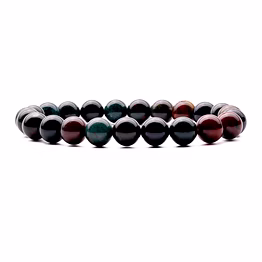 svelandre sacred vitality : authentic, natural aaa gemstone unisex bracelet for wellness,balance,positive energy,healing - blood stone bracelet (7-7.25inc, 8mm)