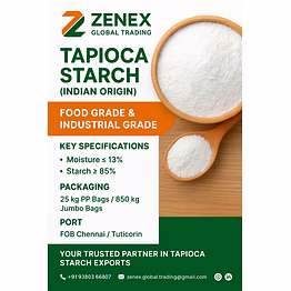 premium quality tapioca starch powder