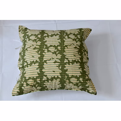 multicolor hand block print cushion covers