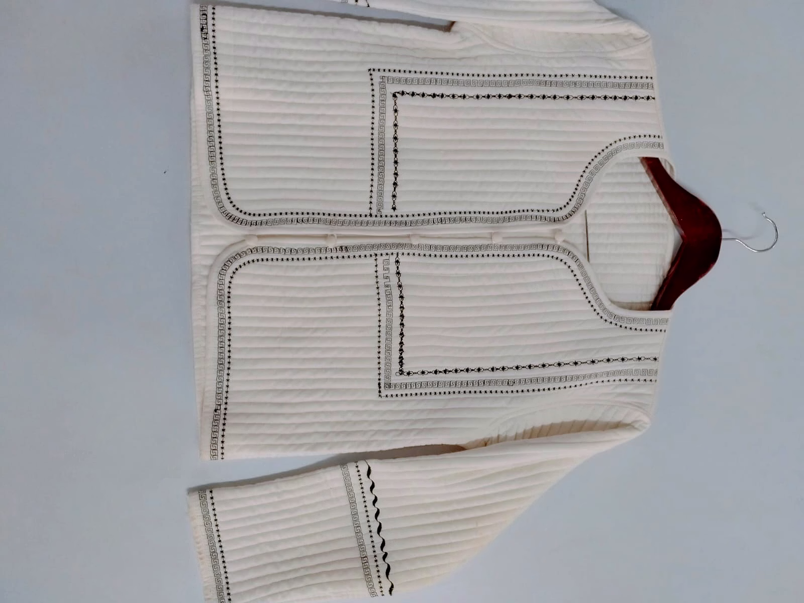 Hand Block Printed Cotton Quilted Jacket image 3