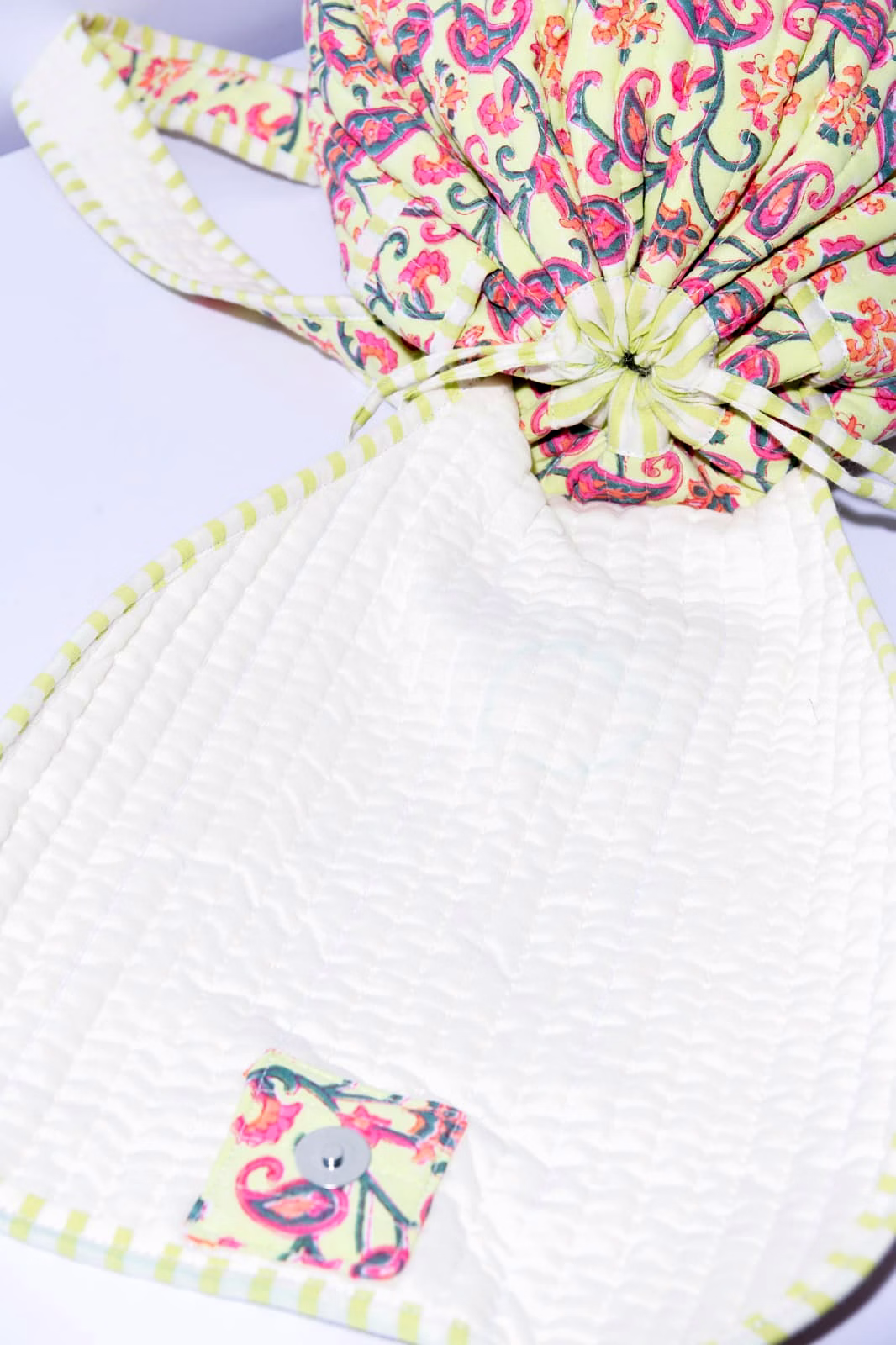 Block Print Quilted Back Packs image 3
