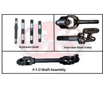 Tractor Front Axle Shaft (Yoke) , Hydraulic Shaft, P.T.O Assembly-12350490