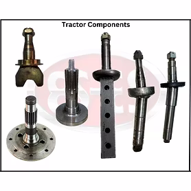 Tractor Bend Axle, Half Axle, 5- Hole, Pivot.