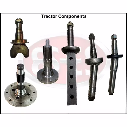 Tractor Bend Axle, Half Axle, 5- Hole, Pivot.-12350492
