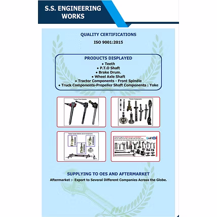 Truck Driveline/ Propeller Shaft (Sleeve Yoke, Stub Shaft (teeth), Half Yoke, Crossholer etc,-1