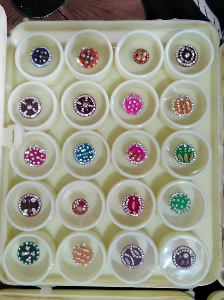 Multicolor Small Bindi Round - Ethnic-12361308