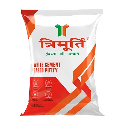 Trimurti White Cement Based Wall Putty-12355992