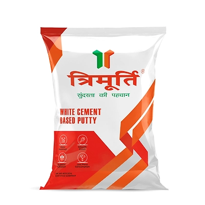 Trimurti White Cement Based Wall Putty-12355994