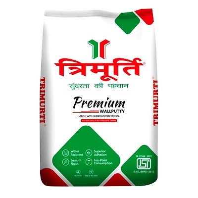 Trimurti Premium Wall Putty-Trimurti 20 Kg Premium Wall Putty-2
