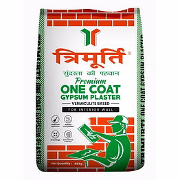 trimurti one coat gypsum plaster (vermiculite)