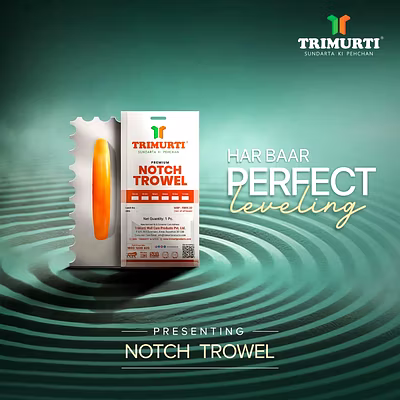 Trimurti Notch Trowel-Trimurti 6 MM Notch Trowel-3
