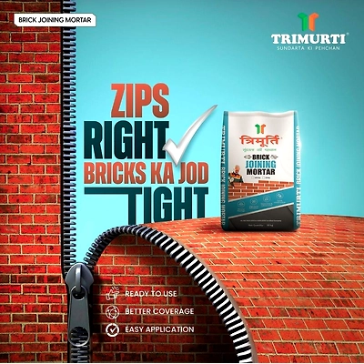 Trimurti Brick Joining Mortar-Trimurti 30 Kg Brick Joining Mortar (Grey- Red Bri-4