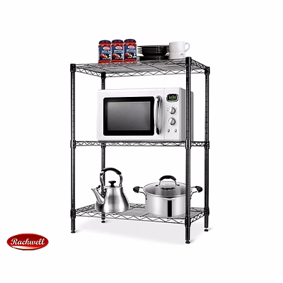 rackwell 3 layer wire shelving stainless steel 304