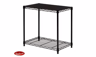 2 Layer Wire Shelving Stainless Steel 201
