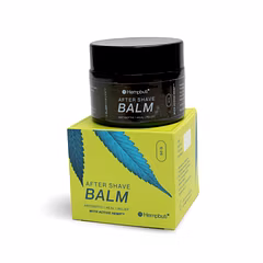 Hempbuti After Shave Balm 50g - Post Wax Cream, Relief From Razor Cuts, Natural Antiseptic, Goodbye To Flaky Skin, Hydrating & Moisturizing | 100% Ayurvedic Formulation