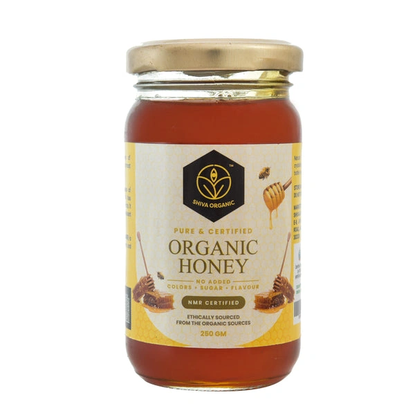 Shiva Organic Certified Organic Honey 250g-SOHORGI250G