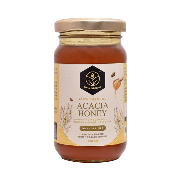 Shiva Organic Acacia Flower Honey 250g-SOHACAC250G