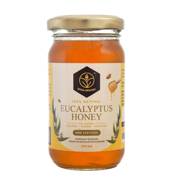 Shiva Organic Eucalyptus Honey 250g-SOHEUCI250G