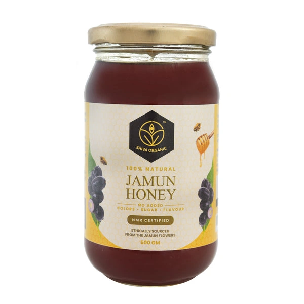 Shiva Organic Jamun Honey 500g-SOHJMNI500G