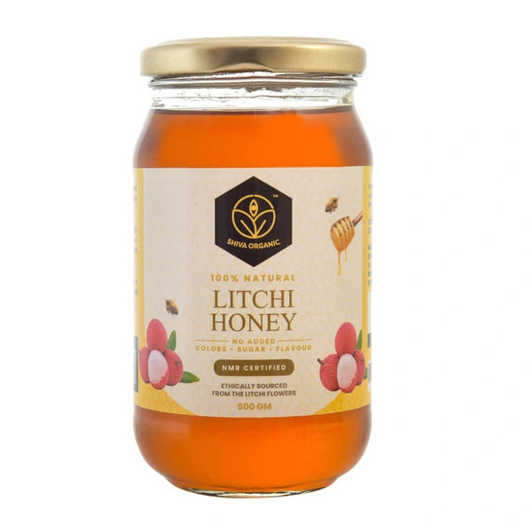 Shiva Organic Litchi Honey 500g-SOHLCHI500G