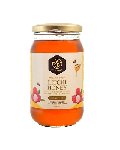 Shiva Organic Litchi Honey 500g-SOHLCHI500G