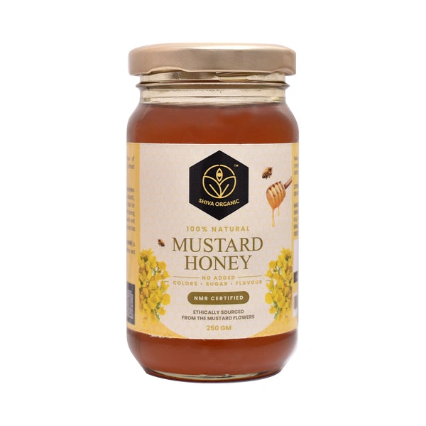 Shiva Organic Mustard Honey 250g-SOHMUST250G