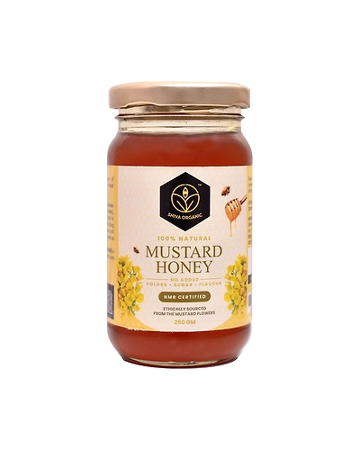 Shiva Organic Mustard Honey 250g-SOHMUST250G