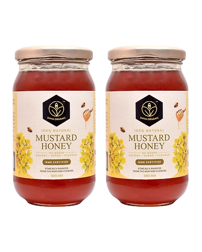 Shiva Organic Mustard Honey 1kg-SOHMUST1KG