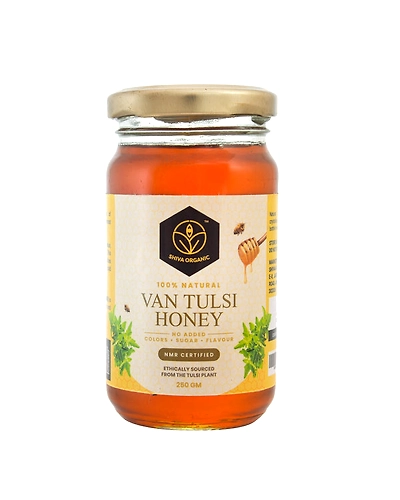 Shiva Organic Van Tulsi Honey 250g-SOHVNTUI250G