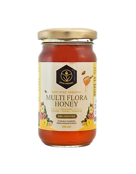 Shiva Organic Multi Flora Honey - Certified Organic 250g