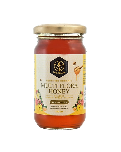 Shiva Organic Multi Flora Honey - Certified Organic 250g-SOHMLFLRI250G
