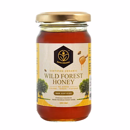 shiva organic wild forest honey - certified organic 250g