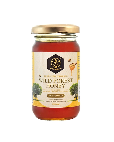Shiva Organic Wild Forest Honey - Certified Organic 250g-SOHWIFOI250G
