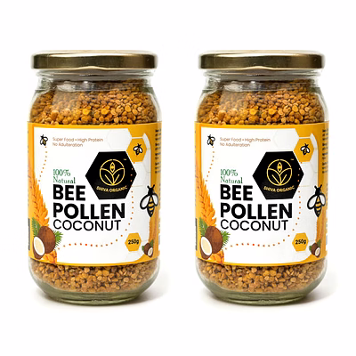 shiva organic coconut bee pollen 500g