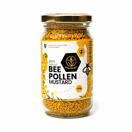shiva organic mustard bee pollen 125g