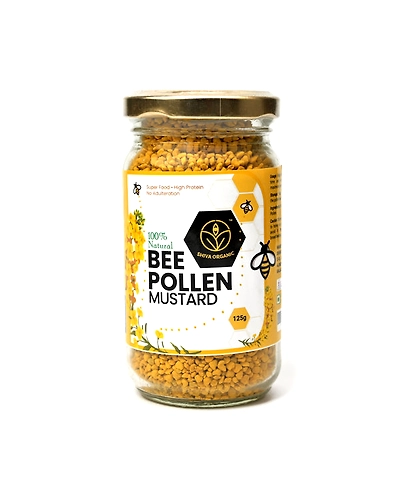 Shiva Organic Mustard Bee Pollen 125g-SOBPMUPO125G
