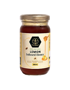 Shiva Organic Lemon Infused Honey 250g