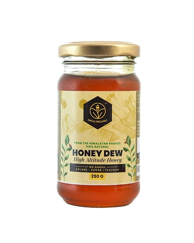 Shiva Organic Honey Dew High Altitude Honey 250g-SOHNDEW250G