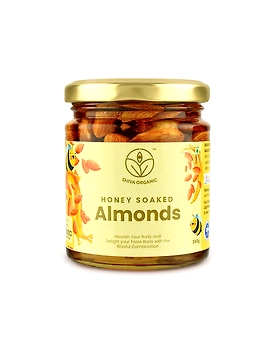 Shiva Organic Almonds Soaked in Organic Honey 240g