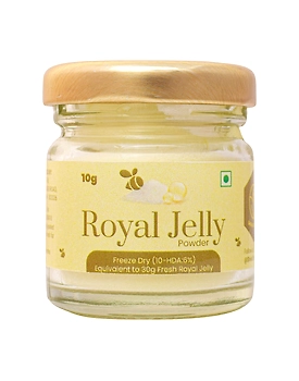 Shiva Organic Royal Jelly Powder - Freeze Dry 10-HDA:6% 10g