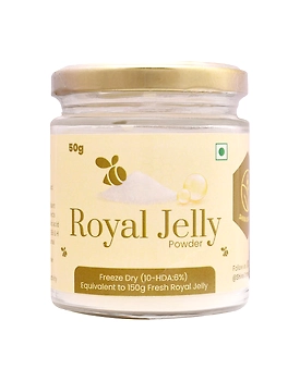 Shiva Organic Royal Jelly Powder - Freeze Dry 10-HDA:6% 50g
