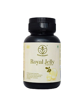 Shiva Organic Royal Jelly Freeze Dry 10-HDA:6% - 60 Capsule (500mg Each)