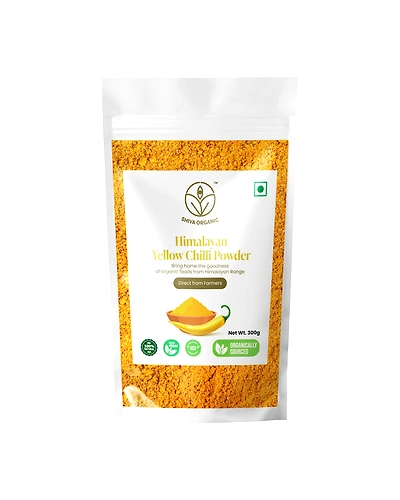 Shiva Organic Himalayan Organic Yellow Chilli Powder 300g-SOHYCP300G