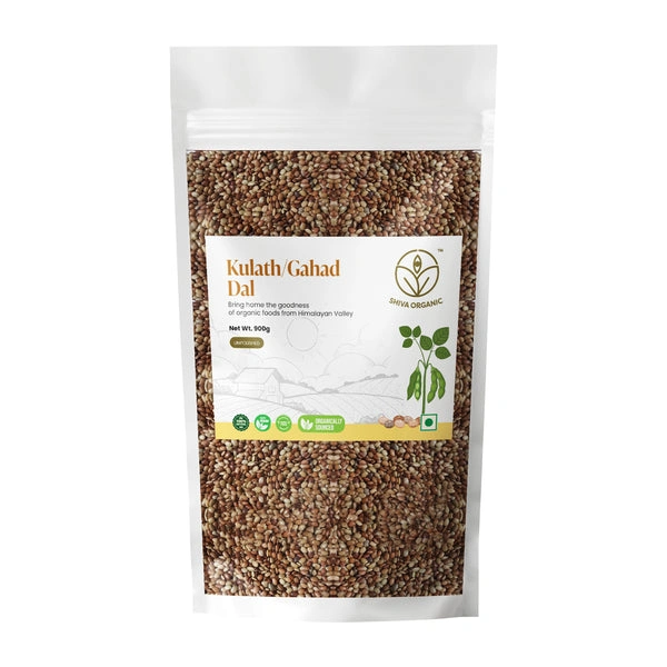 Shiva Organic Kulath/Gahad Dal 900g - Kulthi / Horsegram - Himalayan-SOPUGHD900G