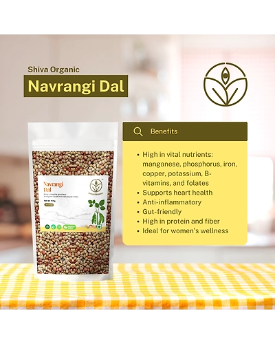 Shiva Organic Navrangi / Mix Dal - Himalayan 900g-2