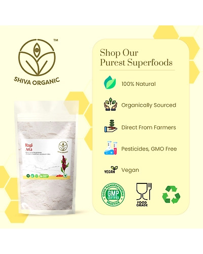 Shiva Organic Ragi Atta - Himalayan 3kg-2