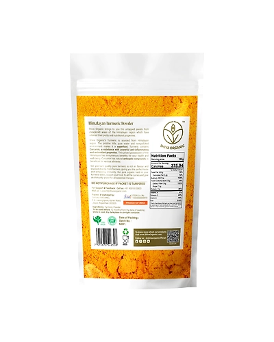 Shiva Organic Himalayan Turmeric Powder | Organic Haldi 100g-1