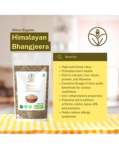 Shiva Organic Himalayan Bhangjeera | Perilla Seeds 350g-3