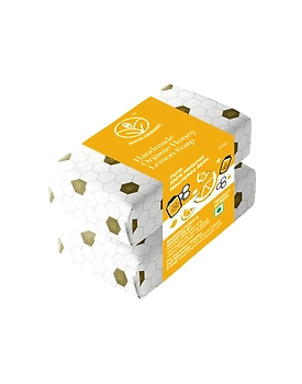 Shiva Organic Handmade Honey Lemon Soap Set of 2
