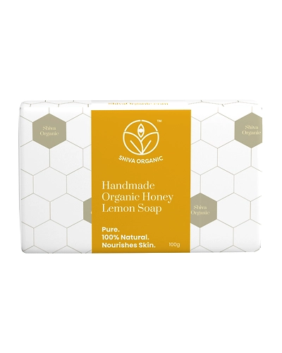 Shiva Organic Handmade Honey Lemon Soap Set of 2-1